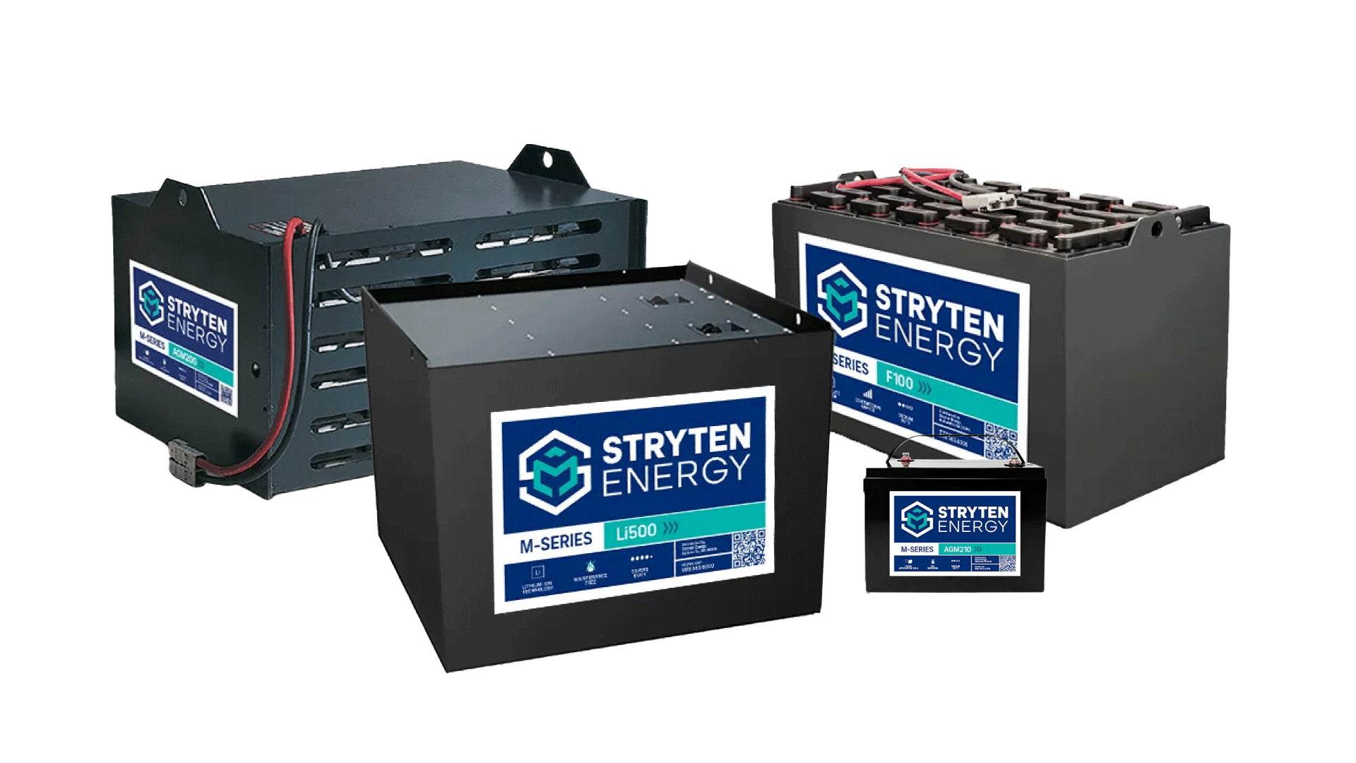 Various Stryten batteries